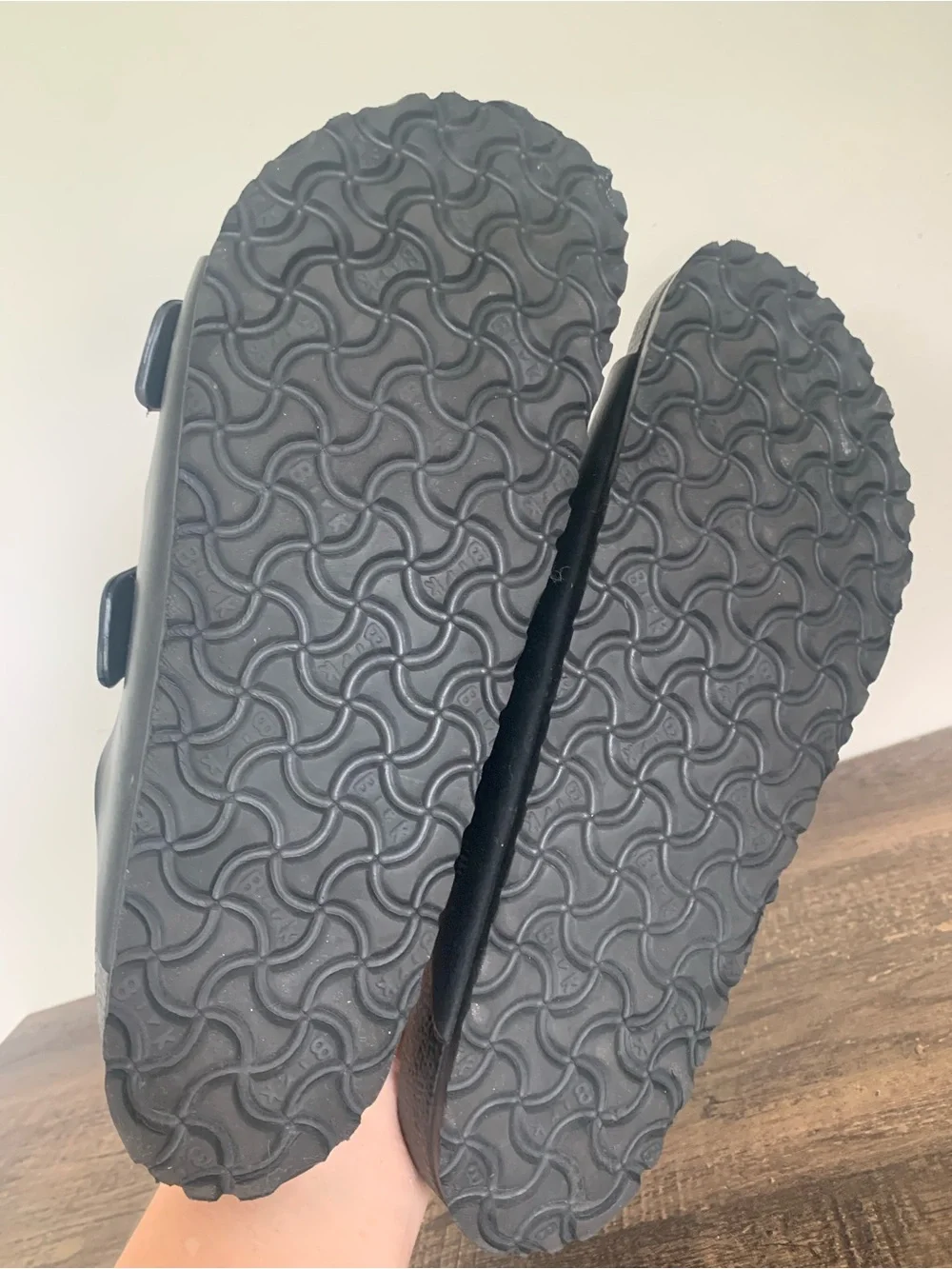 Birkenstock Women's Arizona Essentials EVA Sandals Black Size 45 US 12-12.5
